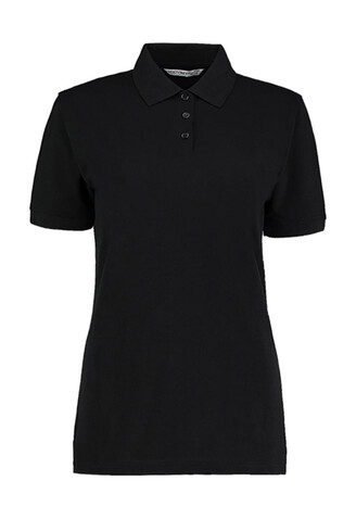 Kustom Kit Ladies` Classic Fit Polo Superwash® 60º, Black, S bedrucken, Art.-Nr. 042111013