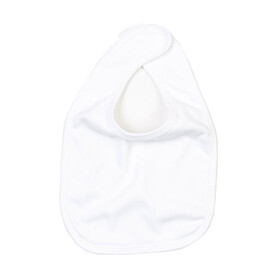 BabyBugz Baby Bib, White, One Size bedrucken, Art.-Nr. 042470000