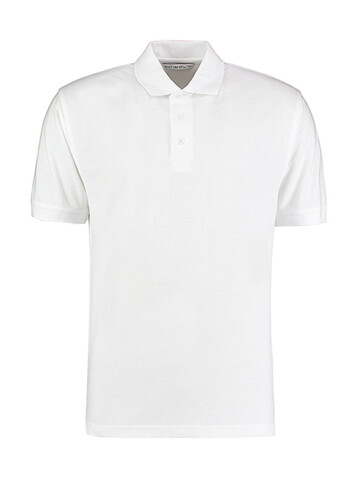 Kustom Kit Men`s Classic Fit Polo Superwash® 60º, White, XS bedrucken, Art.-Nr. 043110002