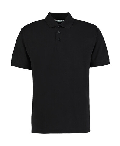 Kustom Kit Men`s Classic Fit Polo Superwash® 60º, Black, S bedrucken, Art.-Nr. 043111013