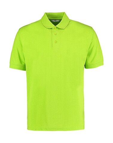 Kustom Kit Men`s Classic Fit Polo Superwash® 60º, Lime, 3XL bedrucken, Art.-Nr. 043115218
