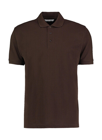 Kustom Kit Men`s Classic Fit Polo Superwash® 60º, Chocolate, S bedrucken, Art.-Nr. 043117013