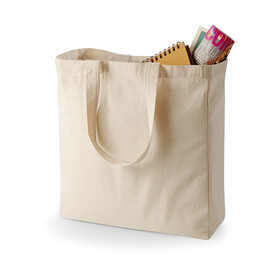 Quadra Canvas Classic Shopper, Natural, One Size bedrucken, Art.-Nr. 043300080