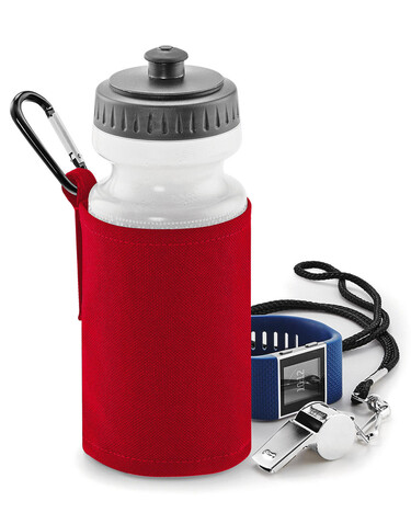 Quadra Water Bottle And Holder, Graphite Grey, One Size bedrucken, Art.-Nr. 046301310