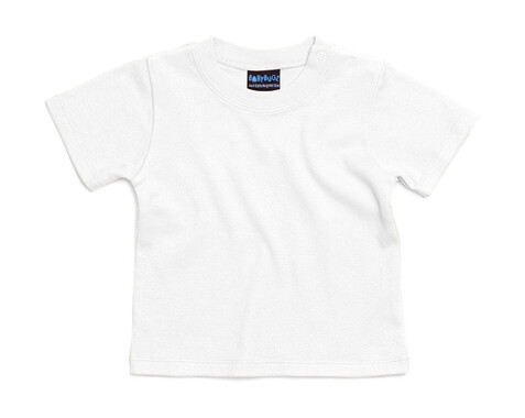 BabyBugz Baby T-Shirt, White, 0-3 bedrucken, Art.-Nr. 047470001