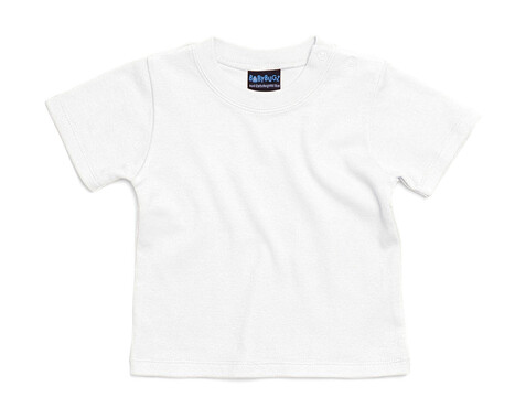 BabyBugz Baby T-Shirt, White, 3-6 bedrucken, Art.-Nr. 047470002