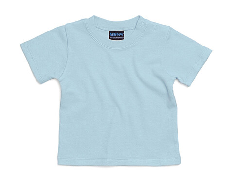BabyBugz Baby T-Shirt, Dusty Blue, 3-6 bedrucken, Art.-Nr. 047473112