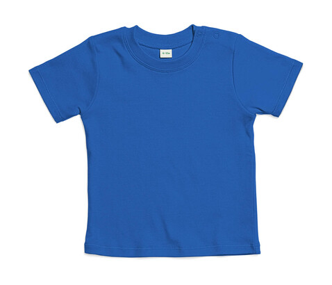 BabyBugz Baby T-Shirt, Cobalt Blue Organic, 18-24 bedrucken, Art.-Nr. 047473195
