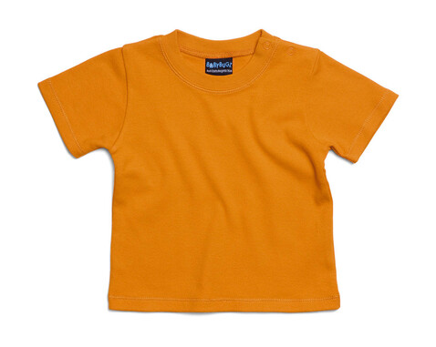 BabyBugz Baby T-Shirt, Orange, 0-3 bedrucken, Art.-Nr. 047474101