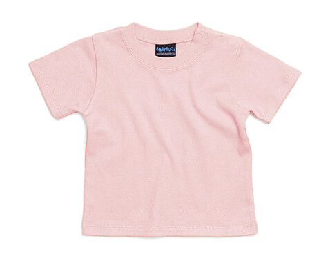 BabyBugz Baby T-Shirt, Powder Pink, 0-3 bedrucken, Art.-Nr. 047474171