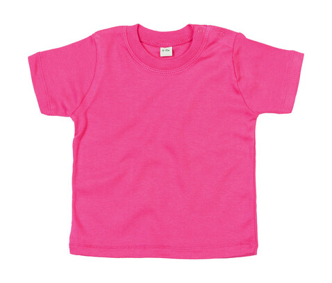 BabyBugz Baby T-Shirt, Fuchsia Organic, 12-18 bedrucken, Art.-Nr. 047474424