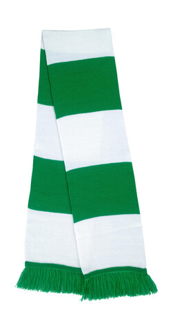 Result Team Scarf, Kelly Green/White, One Size bedrucken, Art.-Nr. 051335510