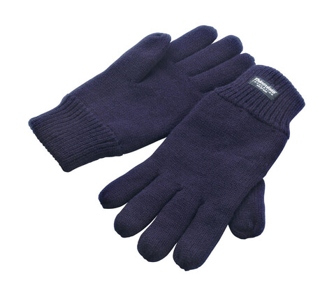 Result Fully Lined Thinsulate Gloves, Navy, L/XL bedrucken, Art.-Nr. 052332006