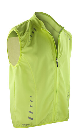 Result Spiro Bikewear Crosslite Gilet, Neon Lime, 2XL bedrucken, Art.-Nr. 053335227