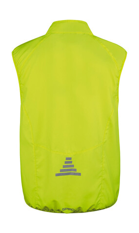 Result Spiro Bikewear Crosslite Gilet, Neon Lime, M bedrucken, Art.-Nr. 053335224