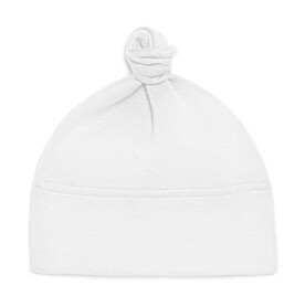 BabyBugz Baby 1 Knot Hat, White, One Size bedrucken, Art.-Nr. 054470000