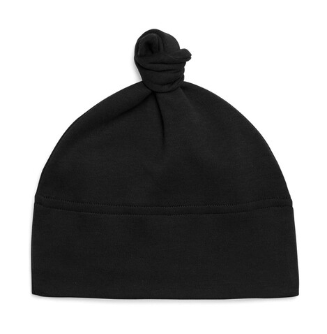 BabyBugz Baby 1 Knot Hat, Black, One Size bedrucken, Art.-Nr. 054471010