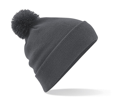 Beechfield Original Pom Pom Beanie, Graphite Grey, One Size bedrucken, Art.-Nr. 056691310