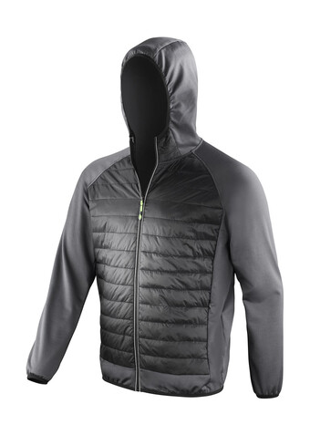 Result Men`s Zero Gravity Jacket, Black/Charcoal, L bedrucken, Art.-Nr. 059331595