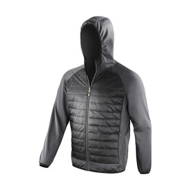 Result Men`s Zero Gravity Jacket, Black/Grey, S bedrucken, Art.-Nr. 059331593