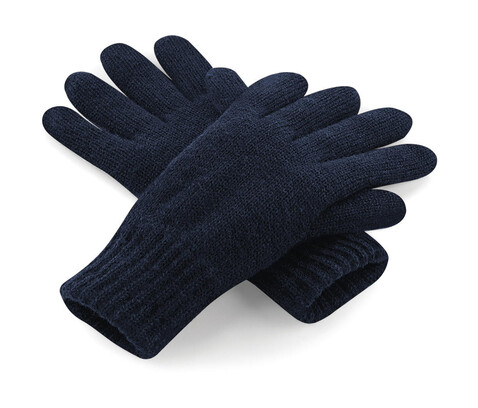 Beechfield Classic Thinsulate™ Gloves, French Navy, L/XL bedrucken, Art.-Nr. 061692012