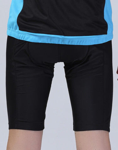 Result Padded Bike Shorts, Black, XL bedrucken, Art.-Nr. 062331016