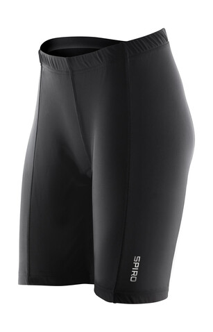 Result Ladies` Padded Bike Shorts, Black, L (14) bedrucken, Art.-Nr. 063331015