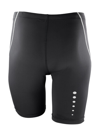 Result Men`s Bodyfit Base Layer Shorts, Black, M/L bedrucken, Art.-Nr. 066331014