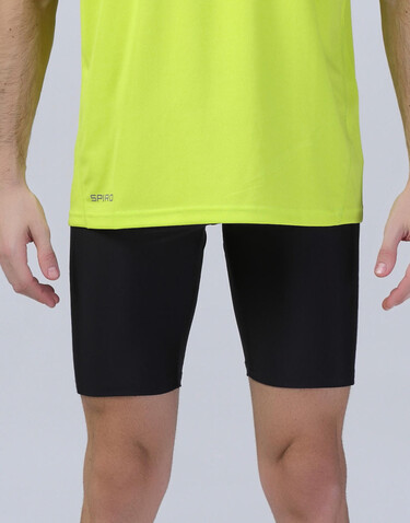 Result Men`s Bodyfit Base Layer Shorts, Black, M/L bedrucken, Art.-Nr. 066331014