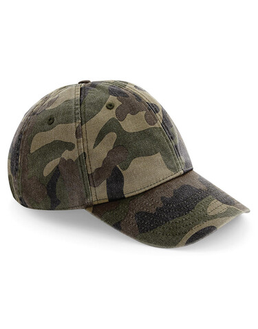 Beechfield Low Profile Vintage Cap, Vintage Olive, One Size bedrucken, Art.-Nr. 067695120