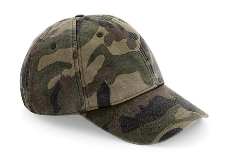 Beechfield Low Profile Vintage Cap, Vintage Jungle Camo, One Size bedrucken, Art.-Nr. 067695860