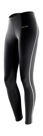 Result Women`s Bodyfit Base Layer Leggings, Black, M/L bedrucken, Art.-Nr. 069331014