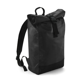 Bag Base Tarp Roll Top Backpack, Black, One Size bedrucken, Art.-Nr. 070291010 Bag Base Tarp Roll Top Backpack, Black, One Size bedrucken, Art.-Nr. 070291010