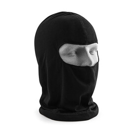 Beechfield Microfibre Balaclava, Black, One Size bedrucken, Art.-Nr. 076691010