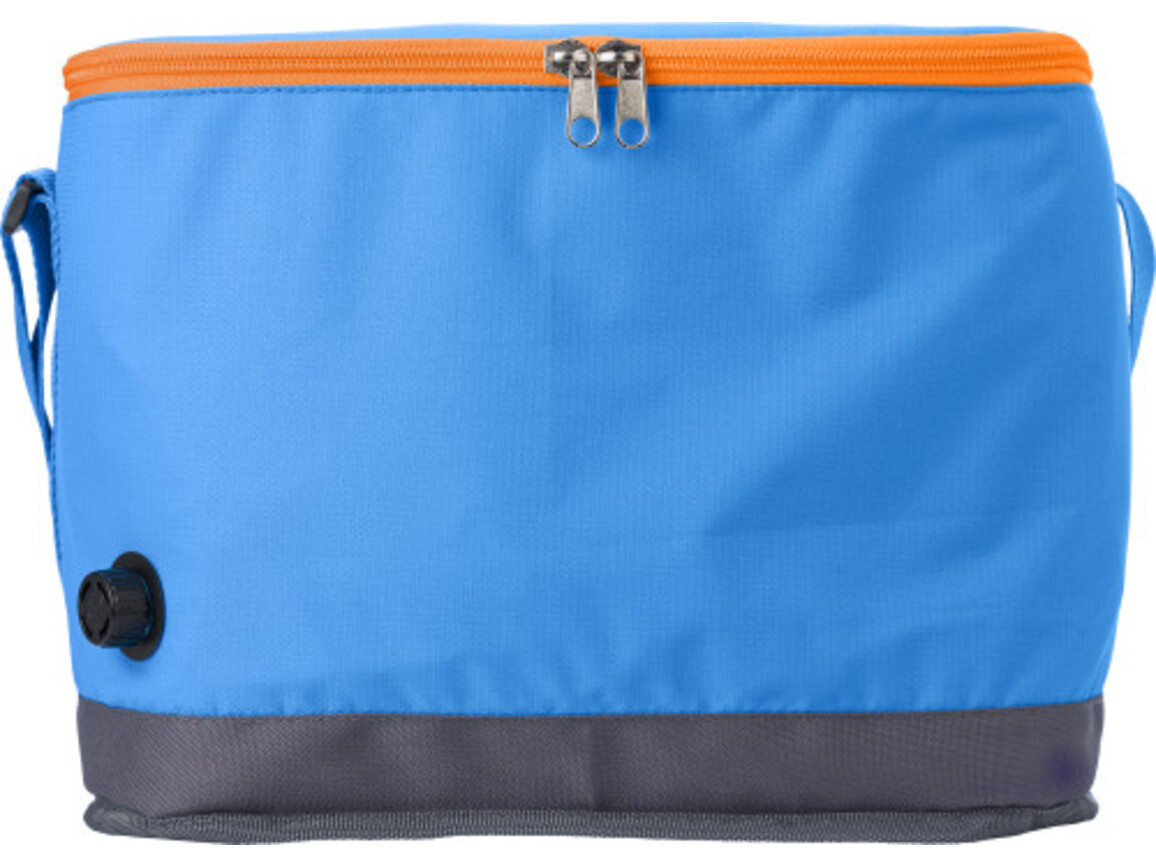 Selbstaufblasende Kühltasche 'Miami' aus 50D Polyester – Hellblau bedrucken, Art.-Nr. 018999999_8178