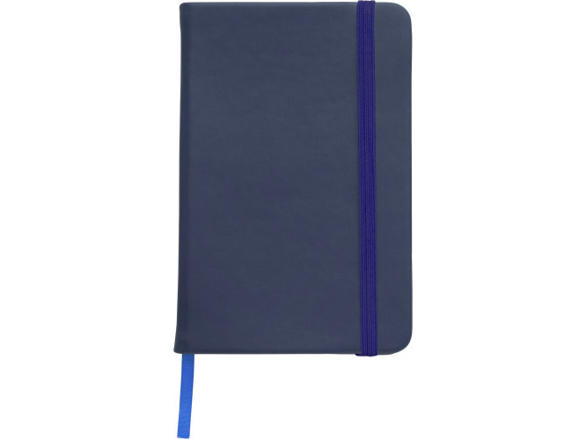 Notizbuch aus PU Brigitta – Blau bedrucken, Art.-Nr. 005999999_8251