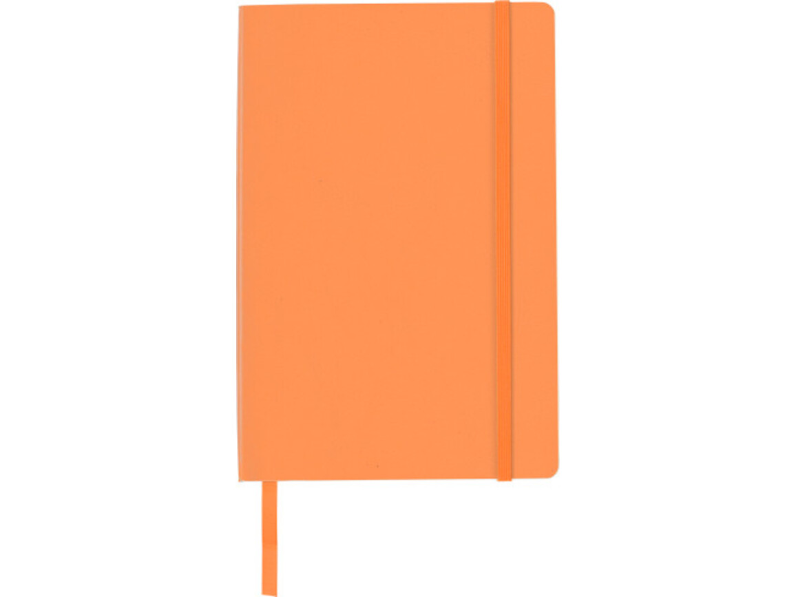 Notizbuch 'Storyteller' aus PU – Orange bedrucken, Art.-Nr. 007999999_8276
