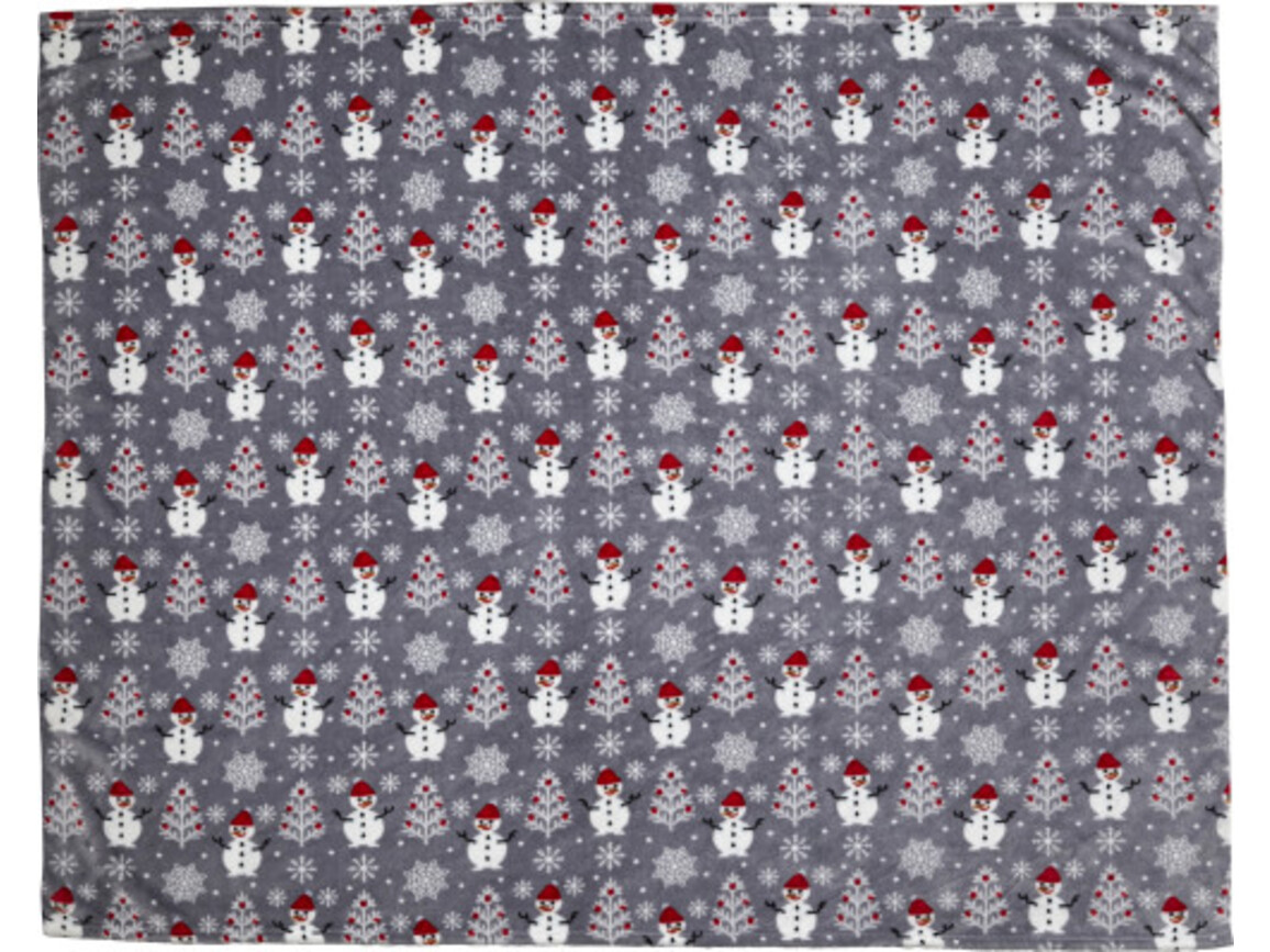 Decke aus 100% Polyester und Flanell Michelle – Grau bedrucken, Art.-Nr. 003999999_8530