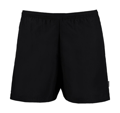 Kustom Kit Classic Fit Plain Short, Black, M bedrucken, Art.-Nr. 081111014