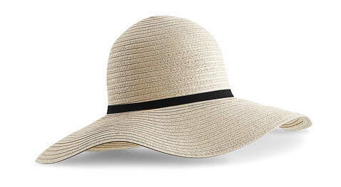 Beechfield Marbella Wide-Brimmed Sun Hat, Black, One Size bedrucken, Art.-Nr. 082691010 Beechfield Marbella Wide-Brimmed Sun Hat, Black, One Size bedrucken, Art.-Nr. 082691010