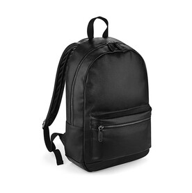 Bag Base Faux Leather Fashion Backpack, Black, One Size bedrucken, Art.-Nr. 083291010 Bag Base Faux Leather Fashion Backpack, Black, One Size bedrucken, Art.-Nr. 083291010