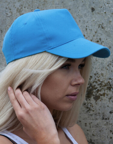 Result Caps Boston 5-Panel Printers Cap, Sky, One Size bedrucken, Art.-Nr. 084343200