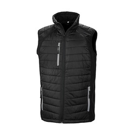 Result Compass Padded Softshell Gilet, Black/Grey, XS bedrucken, Art.-Nr. 085331512 Result Compass Padded Softshell Gilet, Black/Grey, XS bedrucken, Art.-Nr. 085331512