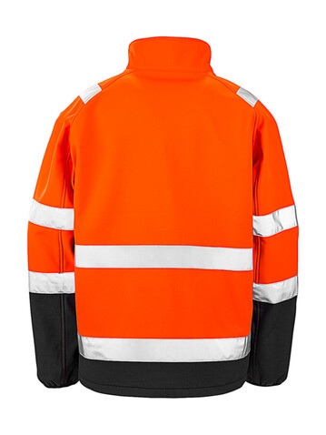 Result Printable Safety Softshell, Fluorescent Yellow/Black, XL bedrucken, Art.-Nr. 086336716