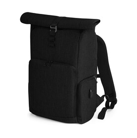 Quadra Q-Tech Charge Roll-Top Backpack, Black, One Size bedrucken, Art.-Nr. 089301010 Quadra Q-Tech Charge Roll-Top Backpack, Black, One Size bedrucken, Art.-Nr. 089301010