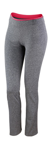 Result Women`s Fitness Trousers, Sport Grey Marl/Hot Coral, L (14) bedrucken, Art.-Nr. 091331835
