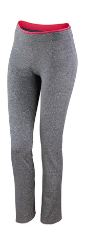 Result Women`s Fitness Trousers, Sport Grey Marl/Hot Coral, XL (16) bedrucken, Art.-Nr. 091331836