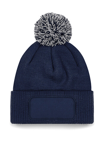 Beechfield Snowstar Printers Beanie, French Navy/Light Grey, One Size bedrucken, Art.-Nr. 095692670