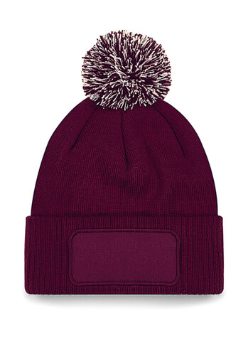 Beechfield Snowstar Printers Beanie, Burgundy/Off White, One Size bedrucken, Art.-Nr. 095694520