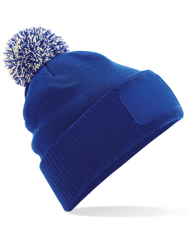 Beechfield Snowstar Printers Beanie, French Navy/Light Grey, One Size bedrucken, Art.-Nr. 095692670